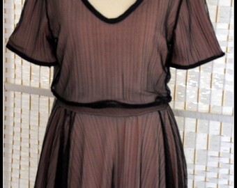 LACE& KNIT SUIT
