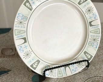 Vintage Mid Century Modern Taylorstone Cathay 10 inch Dinner Plate -- 1960's