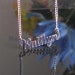 Kaitlyn name necklaces. stainless steel. next day ship. never tarnishes. shiny silver color