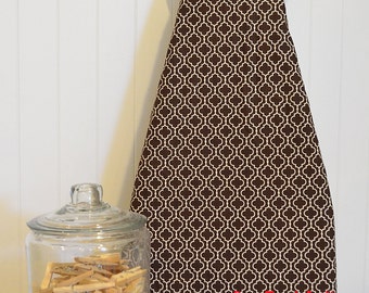 Designer Ironing Board Cover - Metro Living Tiles Brown