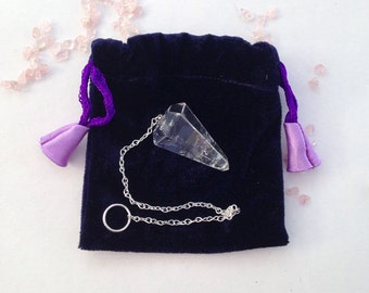Clear Quartz Pendulum