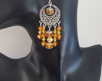 Earrings "dangle Orange"