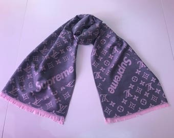 Supreme monogram scarf