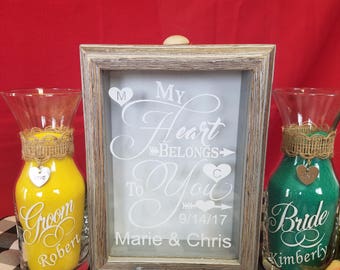 Rustic Sand Ceremony Set