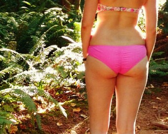 Pink Cheeky Bikini Bottom