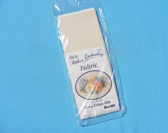 Fabric For Silk Ribbon Embroidery 100% silk
