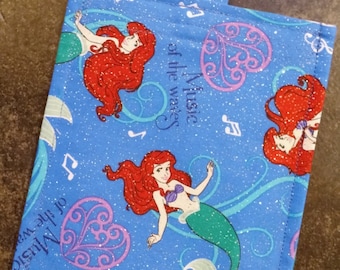 Ariel Reusable Snack Bag Eco Friendly / Little Mermaid / 2 sizes / Choice of Lining