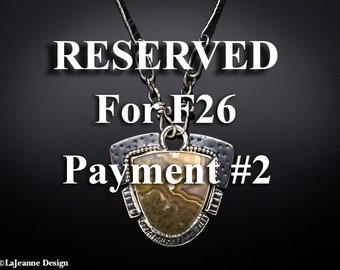 RESERVED - Secluded - Agua Nueva Agate Sterling Silver Necklace