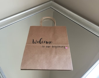 out of town guest bags wedding welcome bags wedding favor