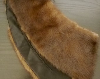 Brown Mink Fur Collar - vintage