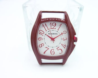 Ribbon Watch Face - Burgundy