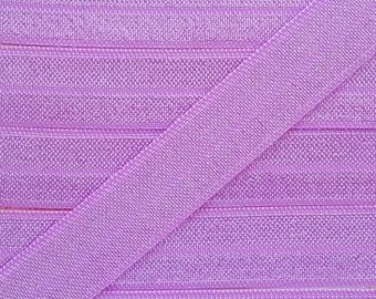 5/8 LILAC Fold Over Elastic 5 or 10 Yards
