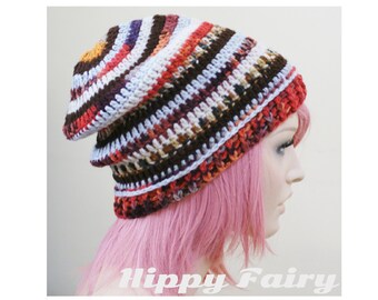Hippie beanie, slouch beanie, Unique beanie , womans crochet hat,Slouchy beanie Womans slouch beanie
