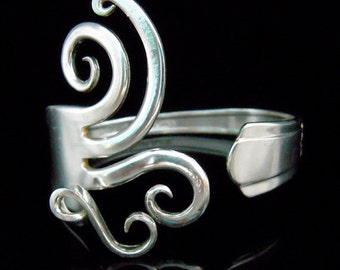 Silver Fork Bracelet in Original Fancy Design Number Five