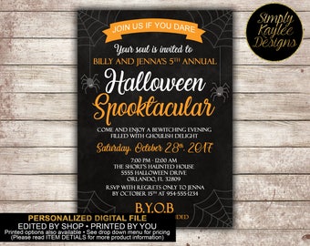Halloween Party Invitation