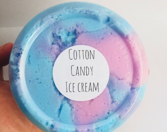Cotton Candy Ice Cream | Slime, slime, slimeshop, scented slime, cotton candy slime
