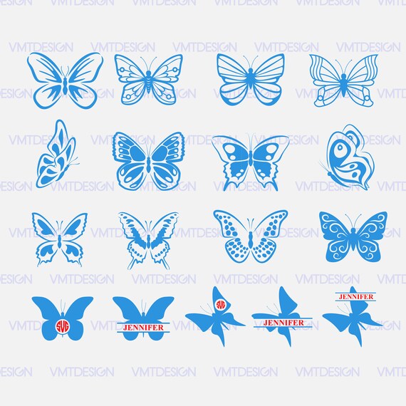 Download Butterfly SVG Butterflies SVG Butterfly monogram SVG