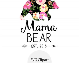 Download Mama bear clipart | Etsy