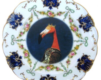 Baroness Flamant Portrait Plate - 6"