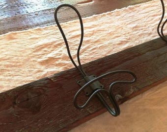 Vintage Inspired Wired Twisted Hook|Rustic Wired Hook|Primitive Wall Hook|Farmhouse Hook