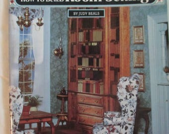DIY Vintage " Miniature Furniture and Room Settings" softbound Craft Book 72 pages used good condition