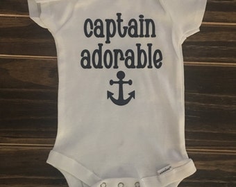 Captain Adorable Onesie, personalized gift