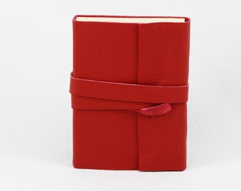 Red notebook for wrapping