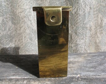 Old box for gifting brass Church.