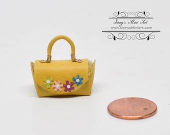 1:12 Hand Made Miniature Handbag/ Dollhouse Miniature Purses