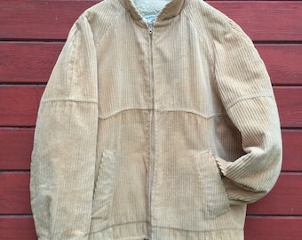 Vintage William Barry Brandon Colorado corduroy sherpa coat