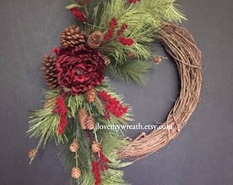 winter wreaths, wreath for front door, Christmas wreaths, beautiful wreaths, Christmas wreath for door, Christmas door decor, home decor