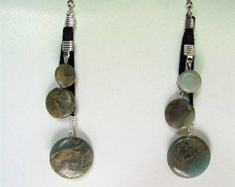 Aqua Tera Jasper Earrings