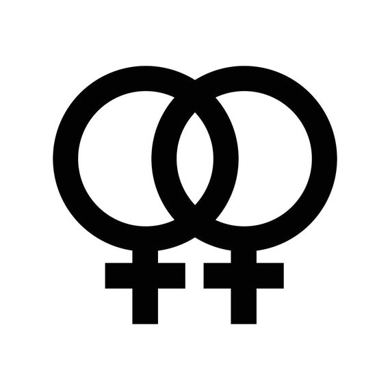 Lesbian Symbol Graphics SVG Dxf EPS Png Cdr Ai Pdf Vector Art