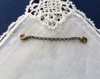 Extender, Antique Brass, Necklace, 3 in, 76 mm