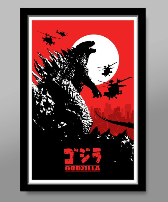 godzilla inspired minimalist movie poster japanese version print 180 home decor - Godzilla Pictures To Print godzilla inspired minimalist movie poster japanese version print 180 home decor - Godzilla Pictures To Print