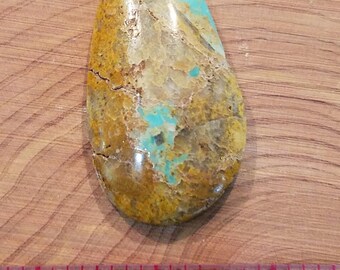 Freeform Cabochon of Cripple Creek Turquoise