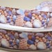 1" Seashell Grosgrain Ribbon - Seashells and Rocks - Nautical Ribbon