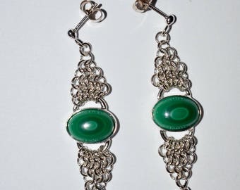 Sterling Silver, Chandelier Earrings, Silver Earrings, Earrings, made in USA, PMKJewelry.