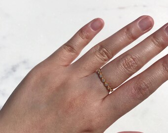 14k gold field of dreams ring