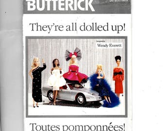Butterick Fashion Doll Clothes Pattern 5925