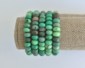 Chrysoprase Bracelet (listing is for 1 bracelet, not the stack pictured)