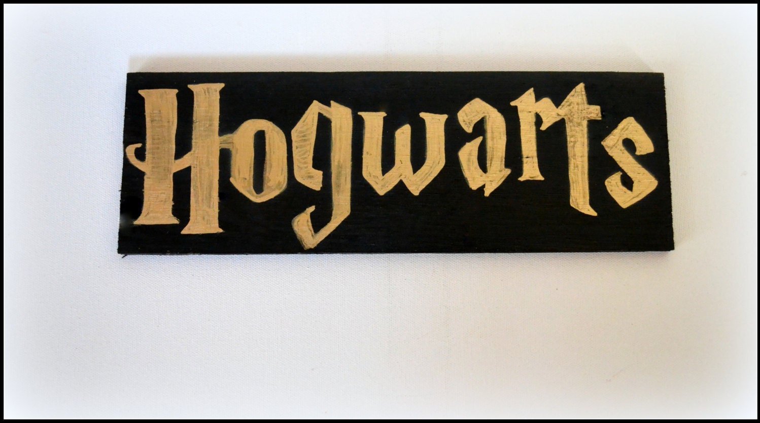 Hogwarts Sign Harry Potter Sign Door Sign Geek Art Fan