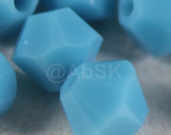 Swarovski Bicone Crystal Beads Xilion 5328 5301 TURQUOISE - Available in 3mm, 4mm, 5mm and 6mm