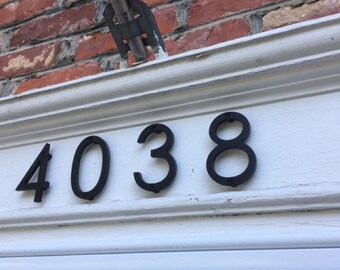5 inch Modern House Numbers Letters