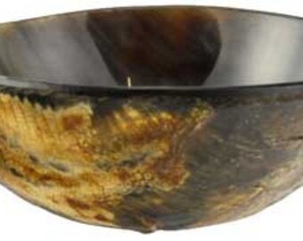 Ritual Offering Bowl 3 3/4" Carved Horn Wicca Pagan Ritual Ceremonial Altar Free Domestic Shipping!
