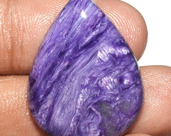100%Natural Top AAA Charoite Gemstone - Charoite Jewelry - Charoite Cabochon - Loose Charoite Stone - Charoite 26.45 Cts 29x22x5 MM AM 2148