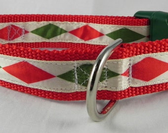 Christmas Diamonds Dog Collar