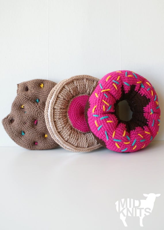 DIY Crochet PATTERN - Sweet Treats Cushion Collection - 11