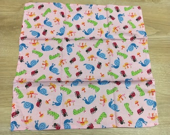 Caterpillars, snails napkin