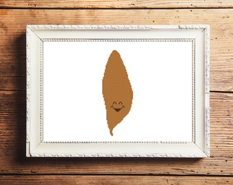 Happy Yam Cross Stitch Pattern (Digital Download)